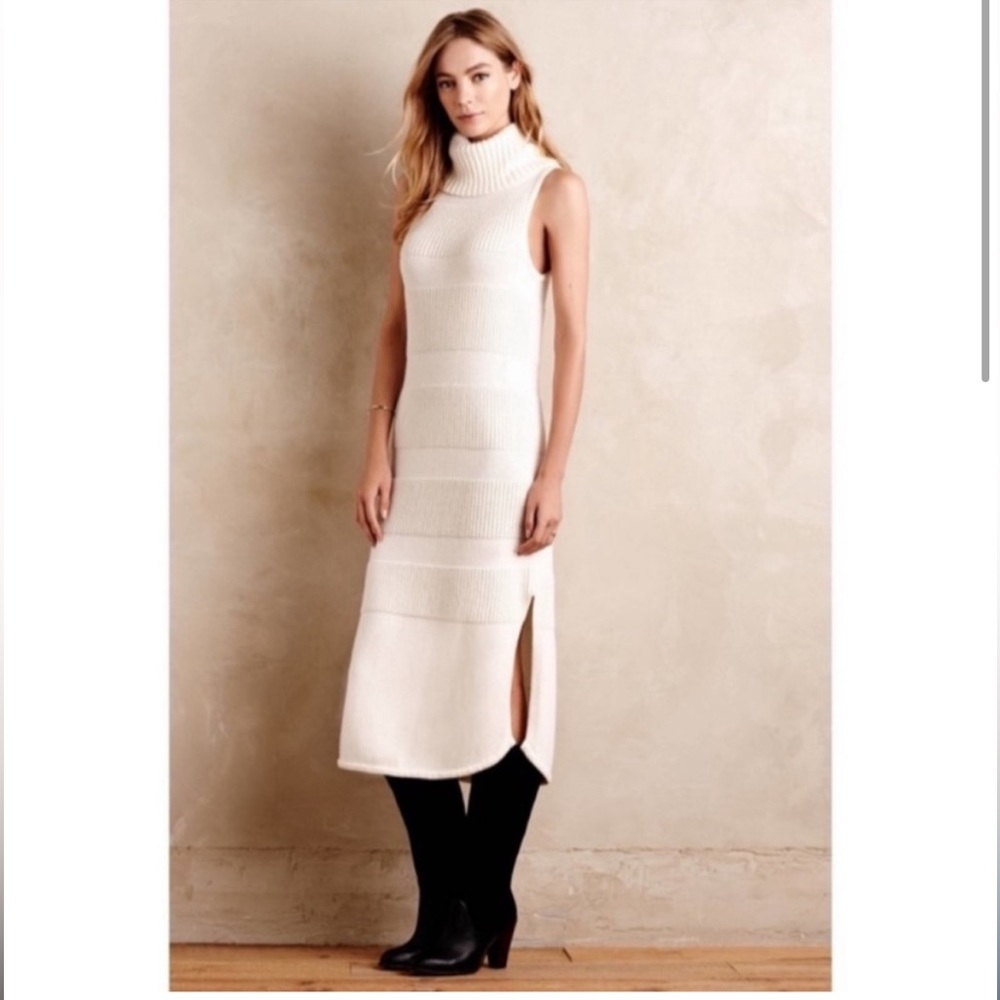 Moth Cream Maxi Dress